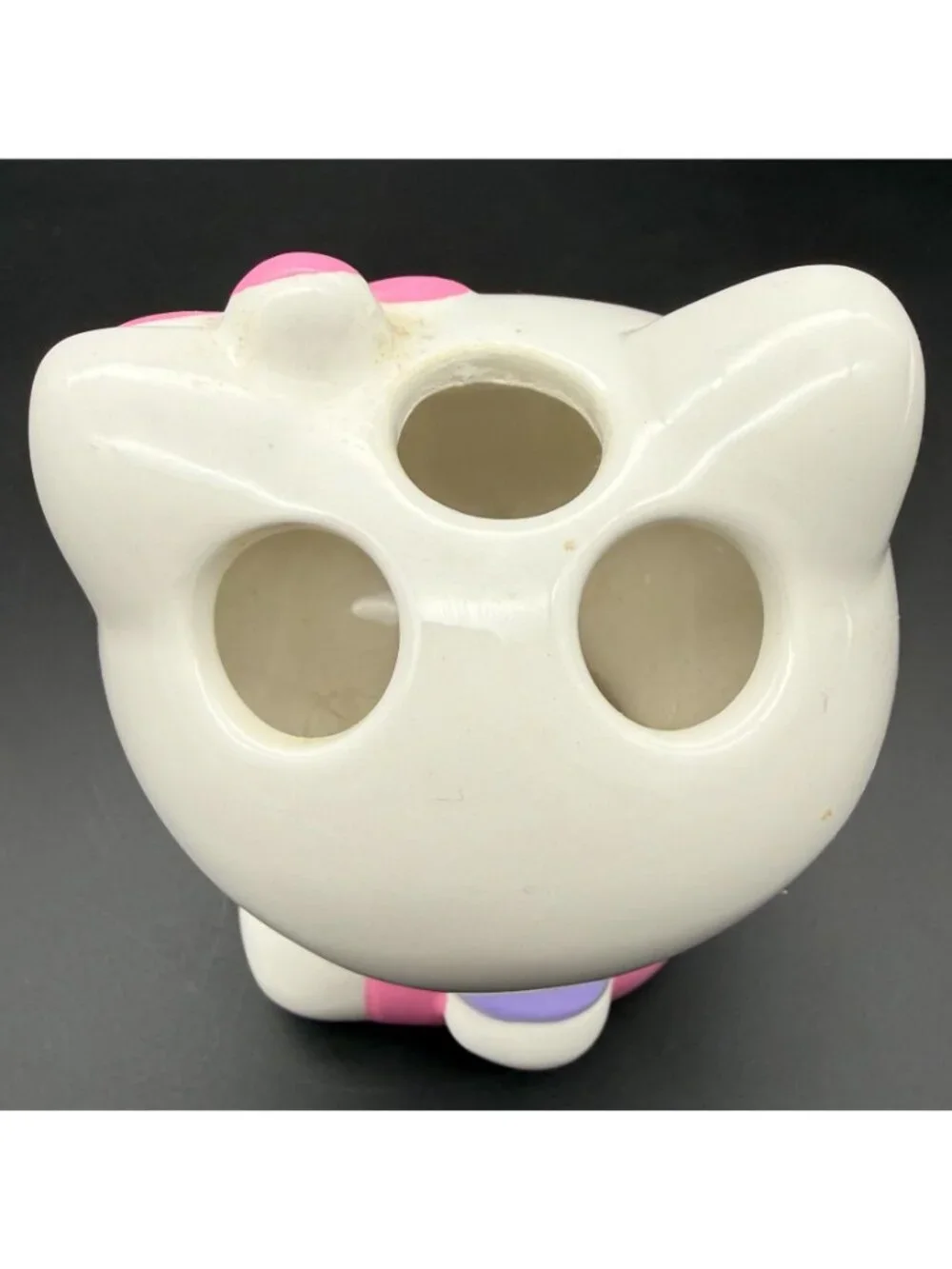 Vintage 2000 Sanrio Hello Kitty Ceramic Bathroom Toothbrush Holder